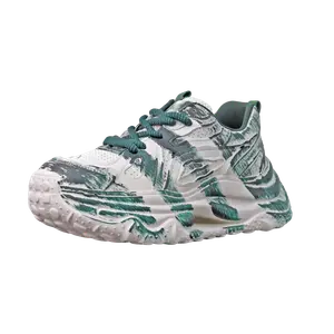 Banas Юкок кроссовки мужские низкие повседневные бело-зеленые, цвет White Green