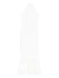 Платье с открытой спиной Vestiaire d'un Oiseau Libre, белый
