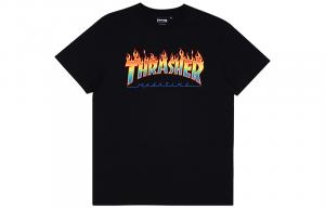 Футболка Thrasher Straight Fit Japan Version, черный