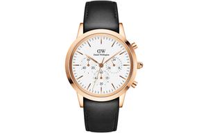 DW/DanielWellington Часы Iconic Chronograph Sheffield 42mm, White Dial