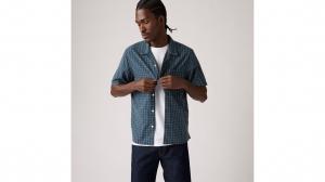 Рубашка Sunset Standard Camp с коротким рукавом Levi's, Ricky Dobby Plaid - Blue