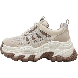 Дышащие массивные кроссовки Low Top женские ST&SAT, Apricot