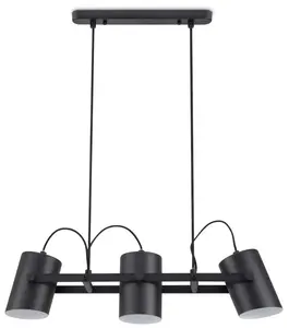 Подвесной светильник Paco Home Karl с диммерами, черный