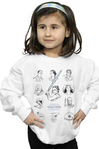 Однотонная толстовка Star Wars The Rise Of Skywalker Resistance Персонажи Линейка Star Wars, белый