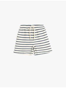 Полосатые шорты цвета экрю KOTON