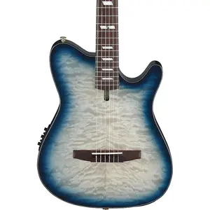Акустическая электро-гитара Ibanez FRH20QMN FRH - Cosmic Blue Sunburst