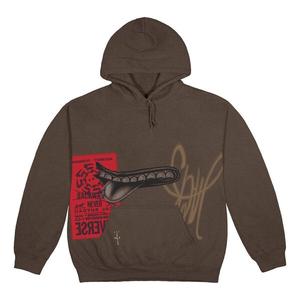 Толстовка grin hoodie 'brown' Travis Scott, коричневый