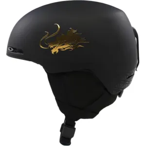 Взрослый лыжный шлем Shell Polycarbonate PC; Foam Material; Polystyrene Foam EPS; Lace Up Synthetic Fiber Oakley, черный