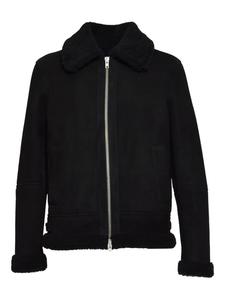 Замшевая куртка на молнии D-FOUR, черный