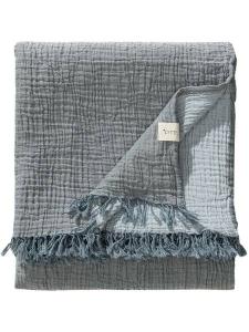 Хлопковое одеяло benuta Lilo, 130x1x170 см, синий