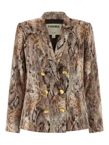 Двубортный пиджак Colin L'Agence, коричневый