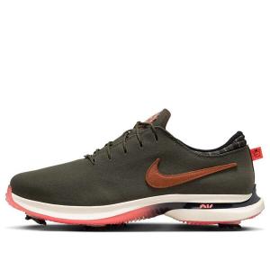 Кроссовки victory tour 3 golf extra wide 'cargo khaki hot punch' Nike, хаки