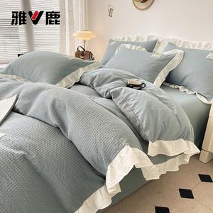 Yalu Комплект постельного белья 1,5 м, 4 предмета: пододеяльник 200x230 см