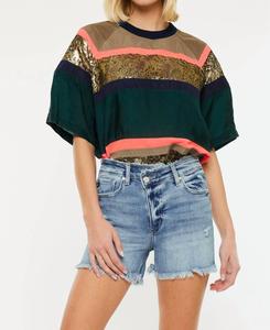 Шорты Carnelia High Rise с эффектом средней потертости KanCan, Medium Wash