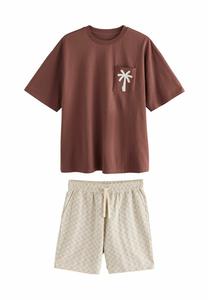 Пижама REGULAR FIT - EMBROIDERED SET - Pyjama set Next, черный