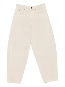 Джинсы с декоративными швами Isabel Marant, нейтральный