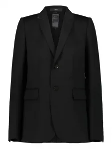 Шерстяной пиджак N55L Sapio, черный