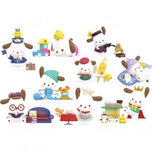 Подарочный набор Pochacco Vintage Time Train Collection Mystery Boxes, одиночный набор/полный набор из 8 штук TOP TOY