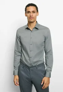 Нью-Йорк кент формальная рубашка Olymp No. Six, Grau-Grün
