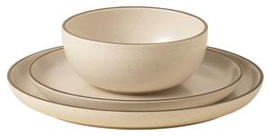 КОМПЛЕКСНЫЙ НАБОР БЕЖЕВЫЙ, Светло-КОРИЧНЕВЫЙ PACIFICA, 12 ПРЕДМЕТОВ, НА 4 ЧЕЛОВЕКА Costa Nova, бежевый/светло-коричневый