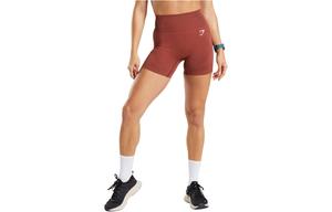 Женские спортивные шорты кирпично-красного цвета марлстоун GYMSHARK