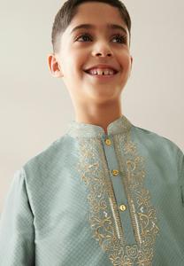 Рубашка EMBROIDERED REGULAR FIT Next, цвет minerals