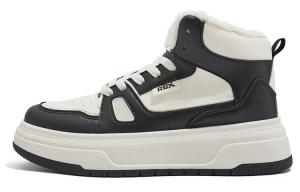 RENBEN Женские высокие скейтерские кеды бежево-черные, цвет Beige Black