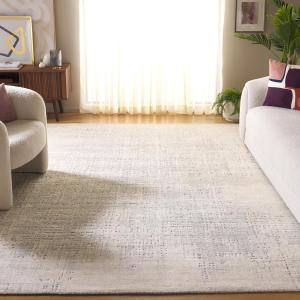 Ковер SAFAVIEH, 305 x 427 см, Mirage Collection - Light Beige/Grey, геометрический рисунок, идеален для помещений с высокой проходимостью в гостиной, спальне, столовой (MIR534C)