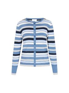 Женский кардиган синего цвета с разноцветными вставками usha BLUE LABEL