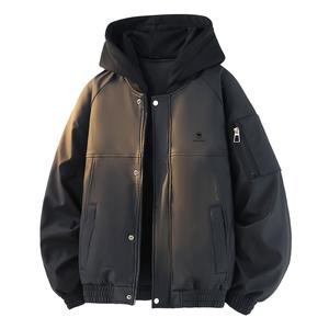 Пуховик Unisex Hooded Thickened VanCamel, черный