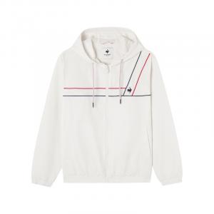 Куртки Unisex с капюшоном Moderate Others Le Coq Sportif, айвори белый