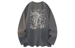 Футболки Unisex с круглым вырезом, умеренно прямого кроя Disney, темно серый