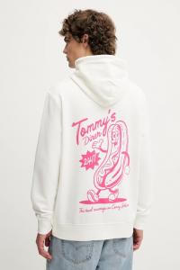 Хлопковая толстовка Tommy Jeans, белый
