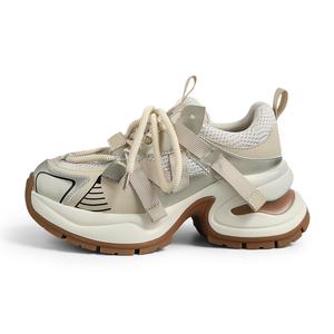 Износостойкие массивные низкие кроссовки женские DOLIN COLLECTION, 821-6 Silver