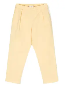 Брюки чинос с эластичным поясом Bonpoint, желтый