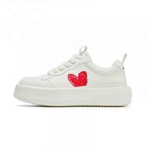 FAIRWHALE Кроссовки для скейтбординга унисекс, низкие, белые