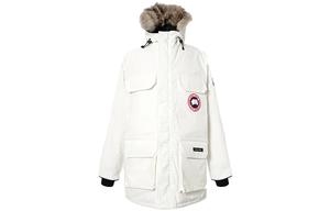 Экспедиционная пуховая парка Canada Goose, цвет полярный белый
