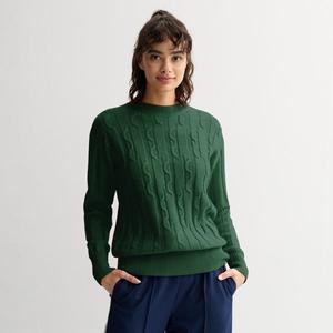 Свитер-туника с косами для юниоров So, цвет pacific pine