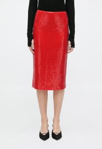 Юбка Diane von Furstenberg BIANCA SEQUIN SKIRT, Signature Red/Red