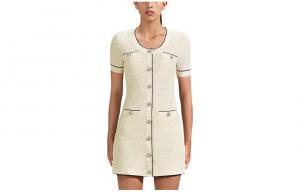 Футболка с коротким рукавом Self-portrait Китайский Новый год Женская, цвет слоновая кость