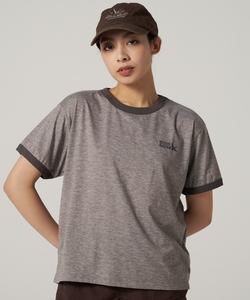 Футболка с коротким рукавом, контрастная отделка Eddie Bauer, серый