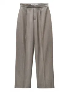 Брюки средней посадки Alexander Wang, серый