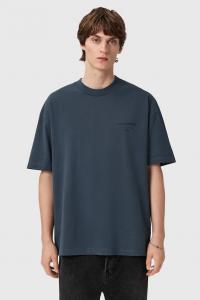 Хлопковая футболка underground AllSaints, синий