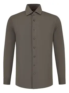 Рубашка узкого кроя Doriani Cashmere, коричневый