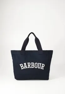 Праздничная сумка-шоппер с логотипом Barbour, Navy/Stone