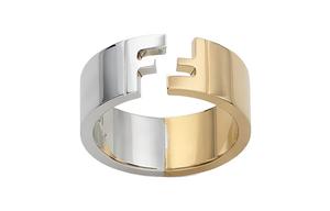 FENDI Кольцо Unisex Gold/Silver