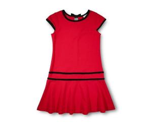 Платье из крепа для девочек постарше с бархатной отделкой Florence Eiseman, No Color