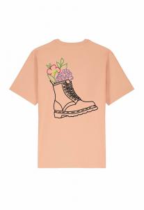 Футболка Mira Paris BOOTS BACK PRINT, Light Pink/Apricot