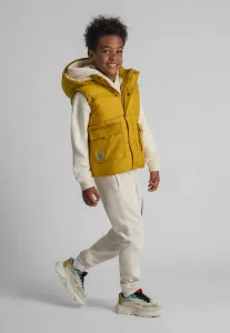 Полный жилет из искусственного меха Minoti, Mustard Yellow