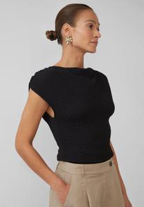 Топ Blouse s.Oliver BLACK LABEL, черный